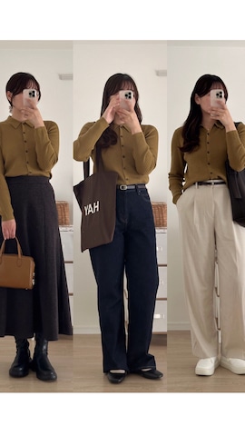 「GU（ジーユー）のアイテム（スニーカー）」を使った、かなさん（レディース・164cm）の秋コーディネート