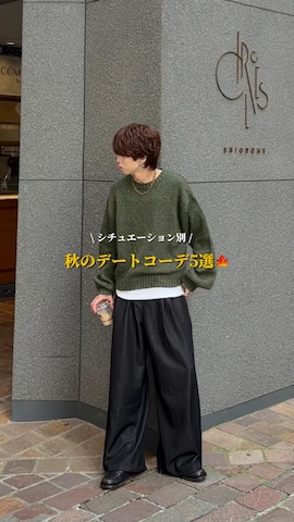 「アイテム（ピアス（片耳用））」を使った、がんさん（メンズ・177cm・20代）の秋コーディネート