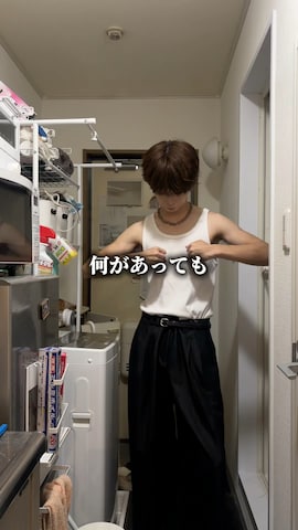 「アイテム（ピアス（片耳用））」を使った、がんさん（メンズ・177cm・20代）の秋コーディネート