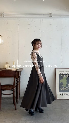 「アイテム（シャツワンピース）」を使った、m a p oさん（レディース・149cm）の春コーディネート