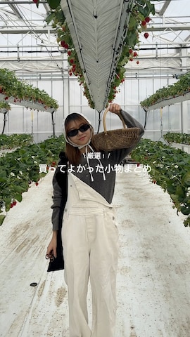 SNIDELのシュシュを使ったm a p oさんのファッション動画-買ってよかった小物まとめ