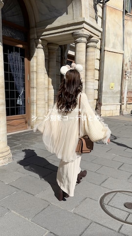 SNIDELのその他パンツを使ったm a p oさんのファッション動画-イベントシーズン到来！シーン別冬コーデまとめ⛄️