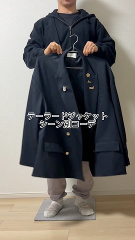 Oversize 6B assort blazer / オーバーサイズ6ボタンアソートブレザー