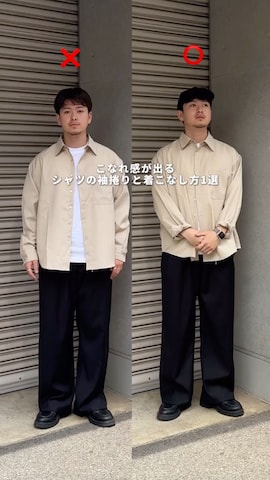 COMESANDGOESのアイテムを使ったけーすけさんのファッション動画