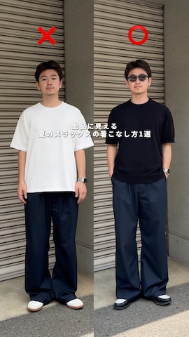 BONBONのTシャツ/カットソーを使ったけーすけさんのファッション動画
