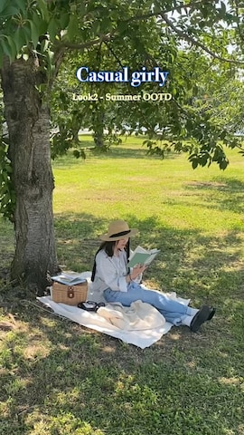 チノパンツを使ったSakuraさんのファッション動画