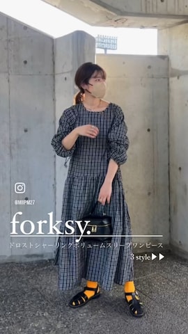 「SHIZUTA（シズタ）のSZT:カラー無地ソックス（ソックス/靴下）」を使った、miiさん（レディース・162cm）の春コーディネート