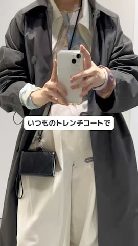 「アイテム（財布）」を使った、nanakaさん（レディース・155cm）の春コーディネート