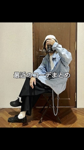 「アイテム（ハンチング/ベレー帽）」を使った、窪田 孝之さん（メンズ・170cm）の秋コーディネート