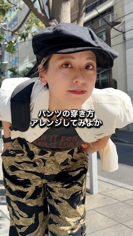 「アイテム（キャスケット）」を使った、Heg.さん（レディース・159cm）の夏コーディネート