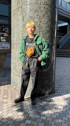 ボディバッグ/ウエストポーチを使ったHeg.さんのファッション動画