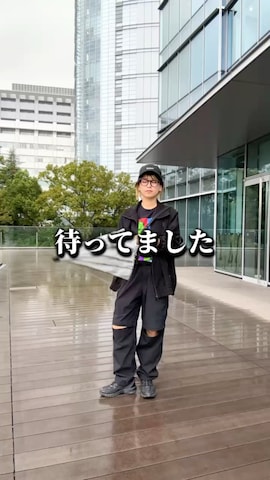「アイテム（長傘）」を使った、Heg.さん（レディース・159cm）の秋コーディネート