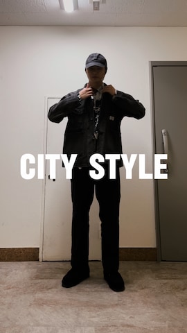 デニムジャケットを使ったMahiro Bunbaiさんのファッション動画