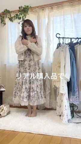 「アイテム（手袋）」を使った、まりさん（レディース・157cm）の春コーディネート