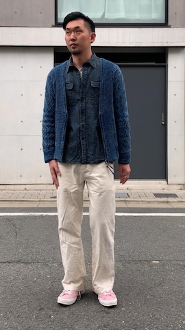 「アイテム（リング）」を使った、8ight ㉝ on1さん（メンズ・187cm）の春コーディネート