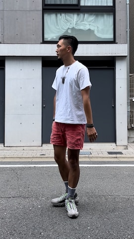 「アイテム（バングル/リストバンド）」を使った、8ight ㉝ on1さん（メンズ・187cm）の夏コーディネート