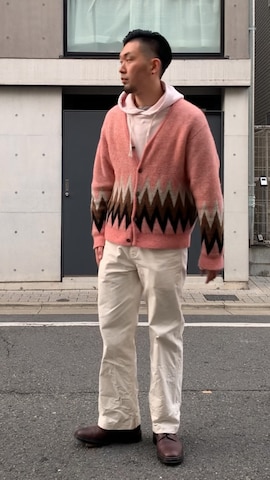 「アイテム（リング）」を使った、8ight ㉝ on1さん（メンズ・187cm）の冬コーディネート