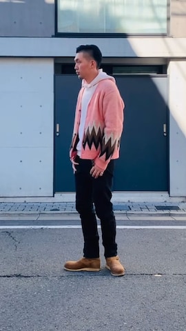 「アイテム（リング）」を使った、8ight ㉝ on1さん（メンズ・187cm）の冬コーディネート
