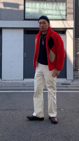 「アイテム（リング）」を使った、8ight ㉝ on1さん（メンズ・187cm）の冬コーディネート