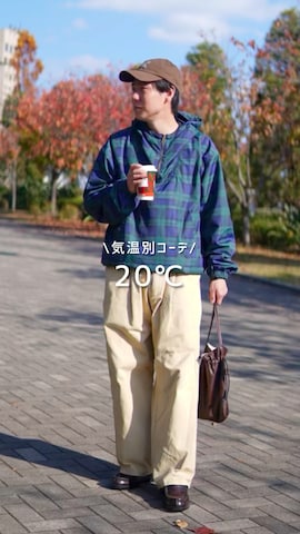 モッズコートを使ったしゅんたさんのファッション動画