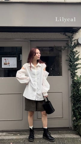 「アイテム（美容液/オイル/クリーム）」を使った、maiさん（レディース・162cm）の夏コーディネート