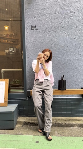 「アイテム（フレグランス）」を使った、maiさん（レディース・162cm）の秋コーディネート