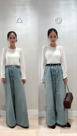 「アイテム（チュニック）」を使った、AYAKAさん（レディース・159cm）の秋コーディネート