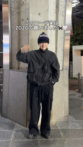 WYM LIDNMのブルゾンを使ったSeigoさんのファッション動画