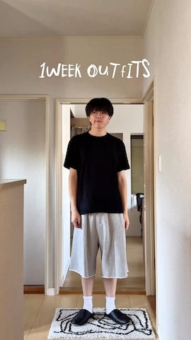 「アイテム（ジャージ）」を使った、junさん（メンズ・171cm・20代）の夏コーディネート