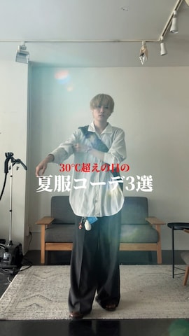 HINSONのアイテムを使ったゆーきさんのファッション動画