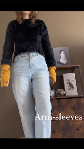 「アイテム（アームカバー）」を使った、Ayn_1D*さん（レディース・165cm）の冬コーディネート