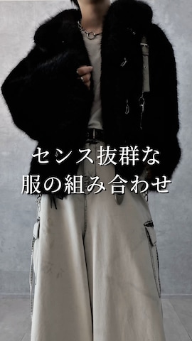 ネクタイを使ったAranさんのファッション動画