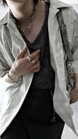 ネクタイを使ったAranさんのファッション動画