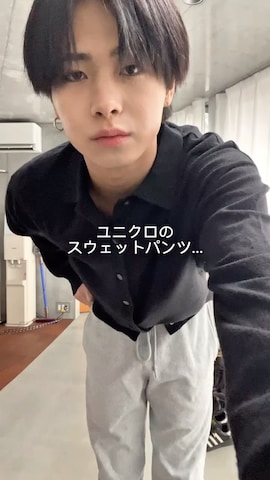 「アイテム（スウェットパンツ）」を使った、てるさん（メンズ・181cm）の春コーディネート