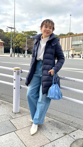 NOLLEY’Sのダウンジャケット/コートを使ったnol mayumiiさんのファッション動画