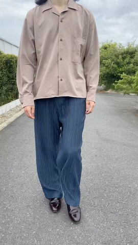「アイテム（スリッポン）」を使った、Kanameさん（メンズ・173cm）の春コーディネート