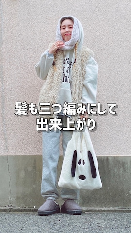 「アイテム（その他）」を使った、yuiteetoyolさん（レディース・160cm・40代）の冬コーディネート