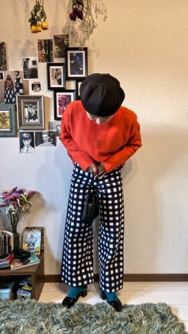 SZ Blockprintsのアイテムを使った小野田真子さんのファッション動画