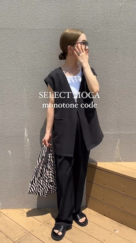 「アイテム（スラックス）」を使った、sonさん（レディース・159cm）の夏コーディネート