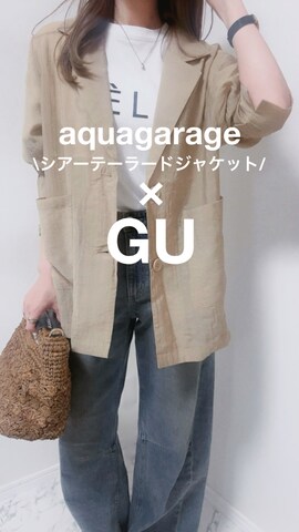 aquagarageのテーラードジャケットを使ったaiai.miniさんのファッション動画