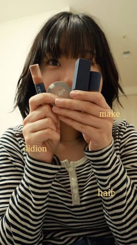 アイシャドウを使ったmoneさんのファッション動画