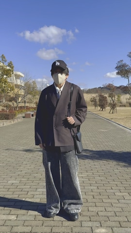 CLELのセットアップを使ったツバサさんのファッション動画