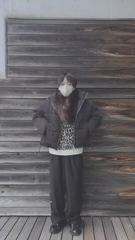 Loose/ルースのダウンジャケット/コートを使ったツバサさんのファッション動画