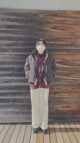 Loose/ルースのダウンジャケット/コートを使ったツバサさんのファッション動画