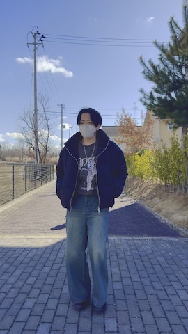 Loose/ルースのダウンジャケット/コートを使ったツバサさんのファッション動画