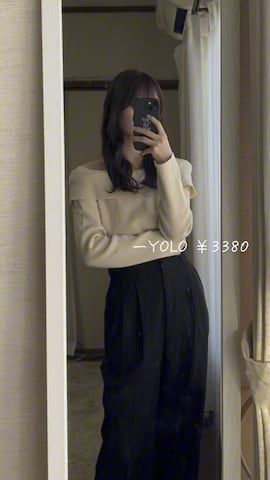 「SONA（ソナ）のアイテム（スラックス）」を使った、soaさん（レディース・154cm）の冬コーディネート