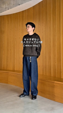 「アイテム（ベスト）」を使った、しゃちょーさん（メンズ・169cm）の秋コーディネート