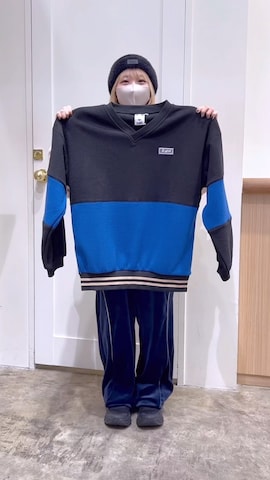 「アイテム（スウェットパンツ）」を使った、河原光希さん（レディース・144cm）の秋コーディネート