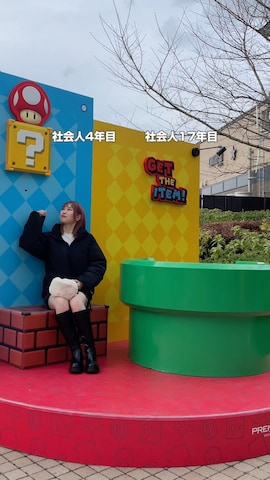 ブルゾンを使ったみゅうさんのファッション動画