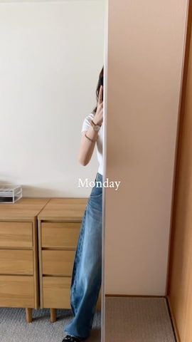 「アイテム（スウェットパンツ）」を使った、a__yaさん（レディース・158cm）の夏コーディネート